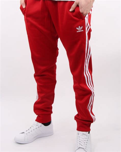 pants red adidas|adidas red track pants.